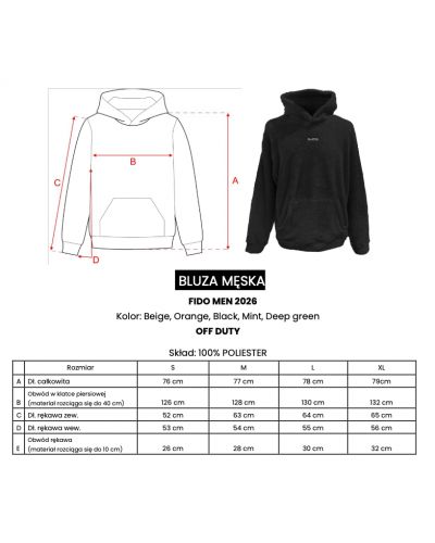 Bluza męska OLAVOGA FIDO MEN 2026 orange - FashionPlace - 7