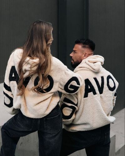 Bluza męska OLAVOGA FIDO MEN 2026 beż - FashionPlace - 2