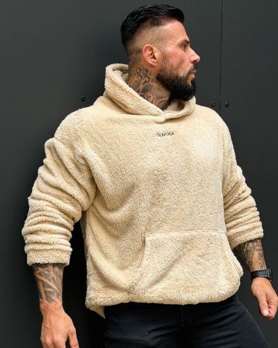 Bluza męska OLAVOGA FIDO MEN 2026 beż - FashionPlace - 3