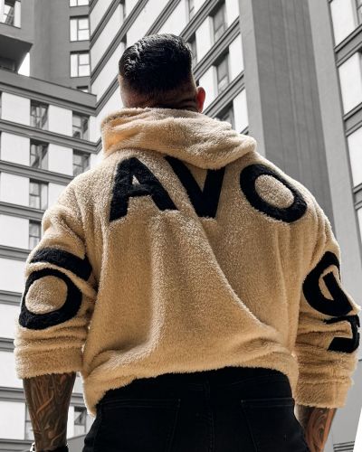 Bluza męska OLAVOGA FIDO MEN 2026 beż - FashionPlace - 6