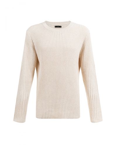 Sweter męski OLAVOGA SASIO 2026 ecru - FashionPlace - 5