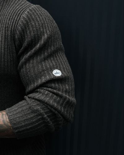 Sweter męski OLAVOGA SASIO 2026 coffe - FashionPlace - 3