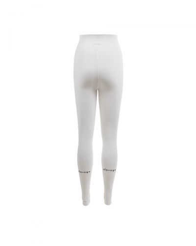Legginsy damskie OLAVOGA NEBULA 2026 ecru - FashionPlace - 4