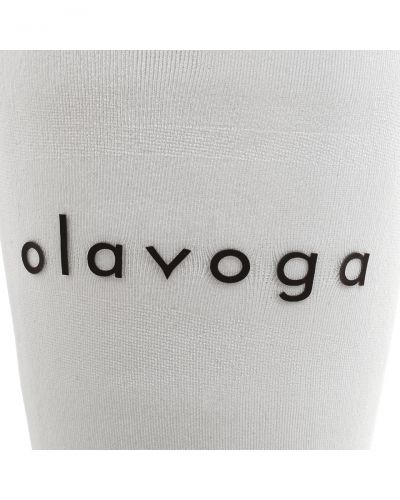 Legginsy damskie OLAVOGA NEBULA 2026 ecru - FashionPlace - 5