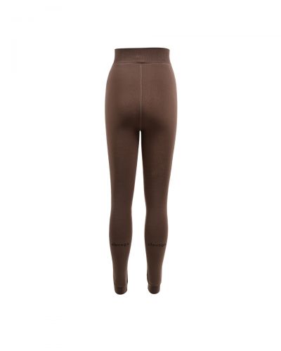 Legginsy damskie OLAVOGA NEBULA 2026 ciemny beż - FashionPlace - 4