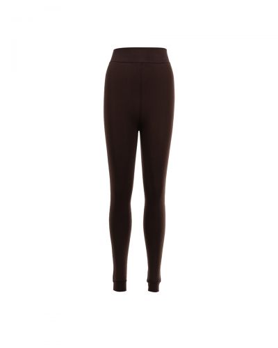 Legginsy damskie OLAVOGA NEBULA 2026 ciemny brąz - FashionPlace - 8