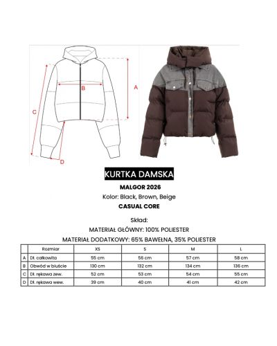 Kurtka damska OLAVOGA MALGOR 2026 czerń - FashionPlace - 7