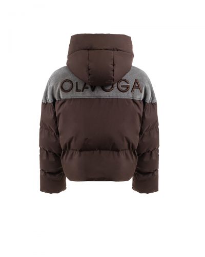 Kurtka damska OLAVOGA MALGOR 2026 brąz - FashionPlace - 7