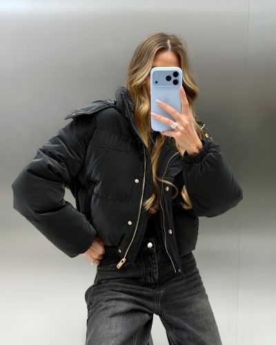 Kurtka damska OLAVOGA OROYUAL 2026 czerń - FashionPlace - 1