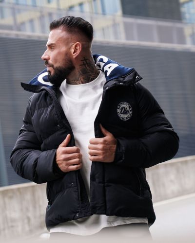 Kurtka męska OLAVOGA EVLILD 2026 czerń - FashionPlace - 4