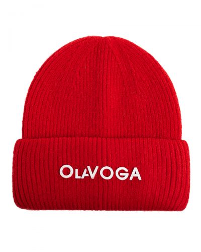 Czapka damska OLAVOGA MEDINA 2026 czerwień - FashionPlace - 1
