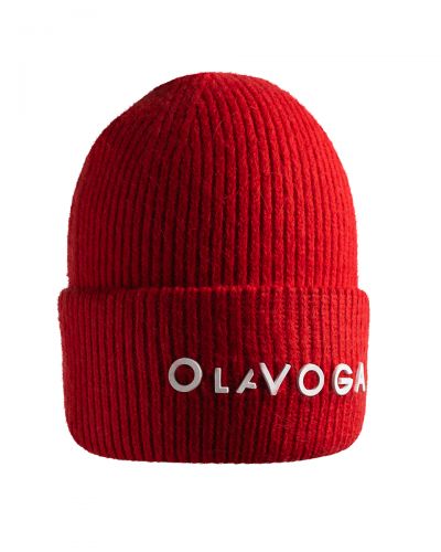 Czapka damska OLAVOGA MEDINA 2026 czerwień - FashionPlace - 3