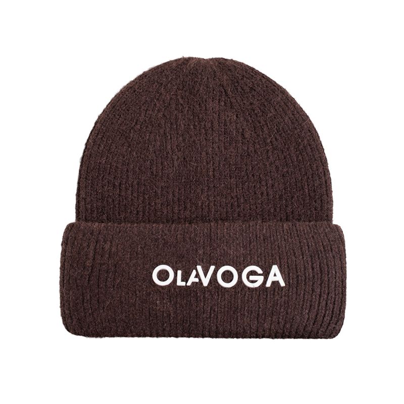 Czapka damska OLAVOGA MEDINA 2026 brąz - FashionPlace - 1