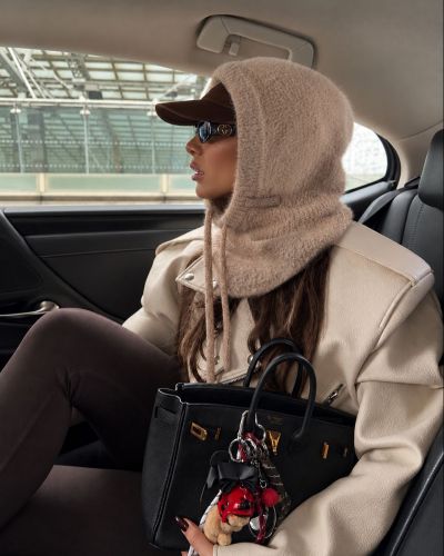 Balaklava damska OLAVOGA SABINA 2026 jasny beż - FashionPlace - 2