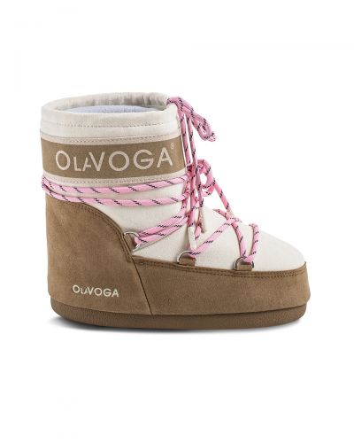 Buty damskie OLAVOGA YETI 2026 beż - FashionPlace - 4