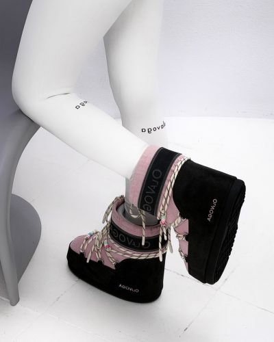 Buty damskie OLAVOGA YETI 2026 szare - FashionPlace - 5