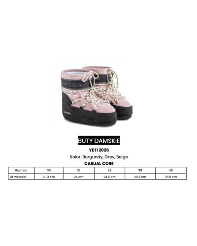 Buty damskie OLAVOGA YETI 2026 szare - FashionPlace - 7