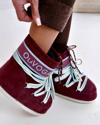 Buty damskie OLAVOGA YETI 2026 burgund - FashionPlace - 5