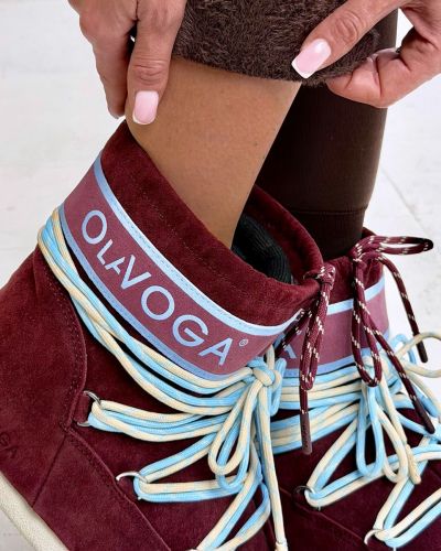 Buty damskie OLAVOGA YETI 2026 burgund - FashionPlace - 6