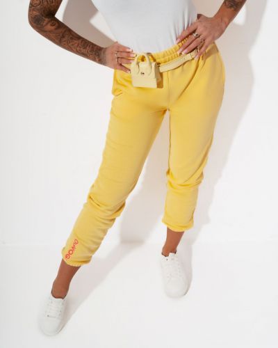 Spodnie damskie OLAVOGA NAOMI żółty - FashionPlace - 1
