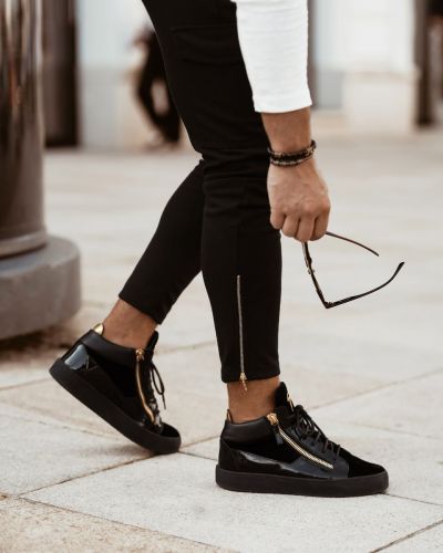 Spodnie męskie OLAVOGA BLACK COMFORT czerń - FashionPlace - 3